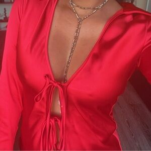 Zara Open Front Rope Top